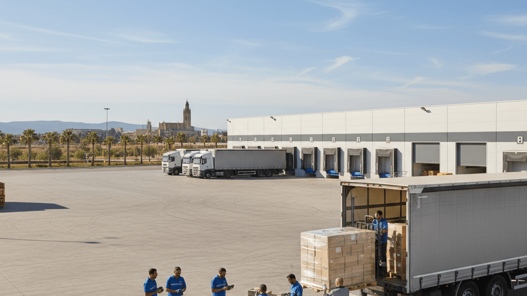 Externalizar logística Operador logístico que mejora la logística y distribución para negocios en Murcia, mostrando tecnología avanzada