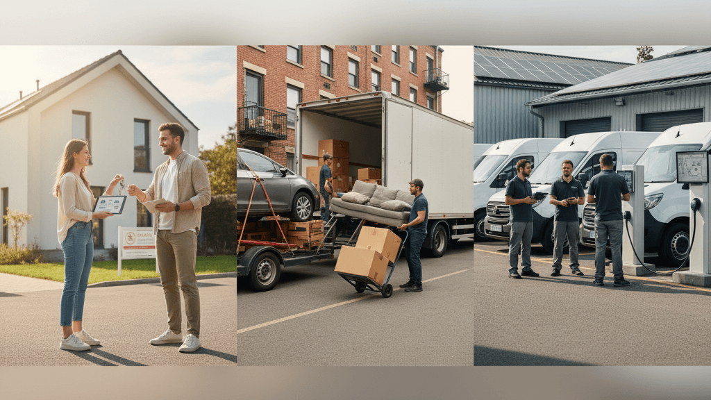Casos de uso empresariales Transporte de coches nacional para flotas empresariales y mudanzas