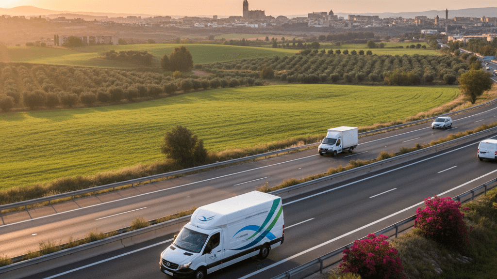 Operador logístico en Murcia coordinando rutas exprés de transporte urgente